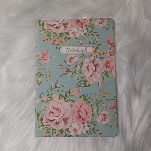 Floral Journal, Hardcover Notebook 80 Pages, 5.5×8.5 inch